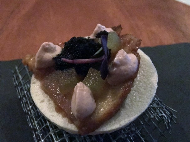 caviar and foie gras at benazuza