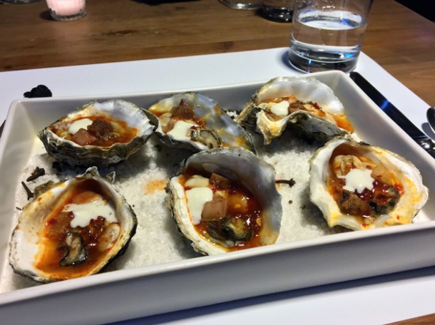 oysters at nudo negro