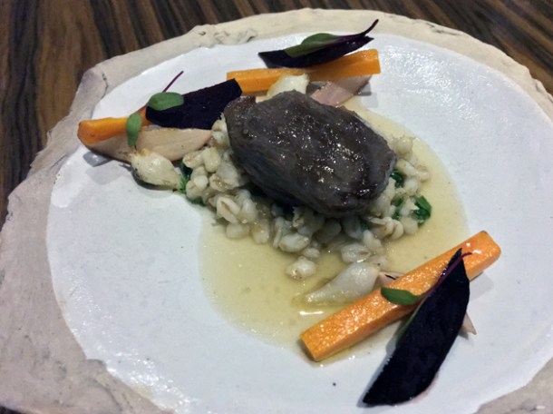 venison with barley at kuuk