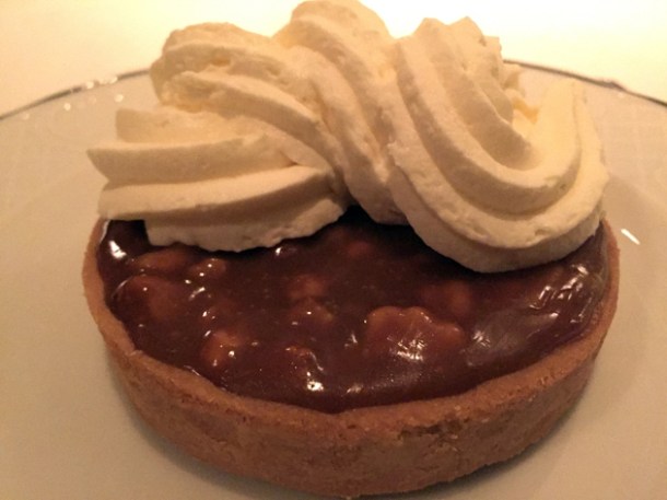 caramelised walnut tart at bellanger