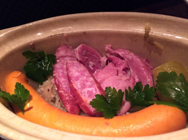 choucroute à l’alsacienne at bellanger