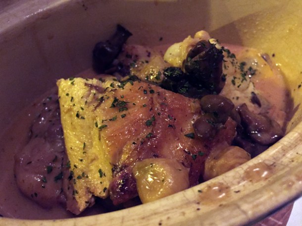 coq au riesling at bellanger