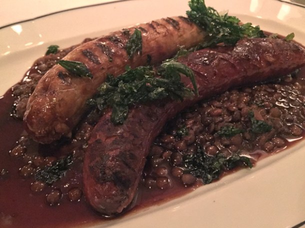 sausages at bellanger