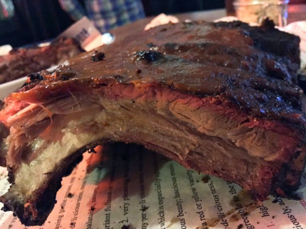 beef ribs at low slow and juke