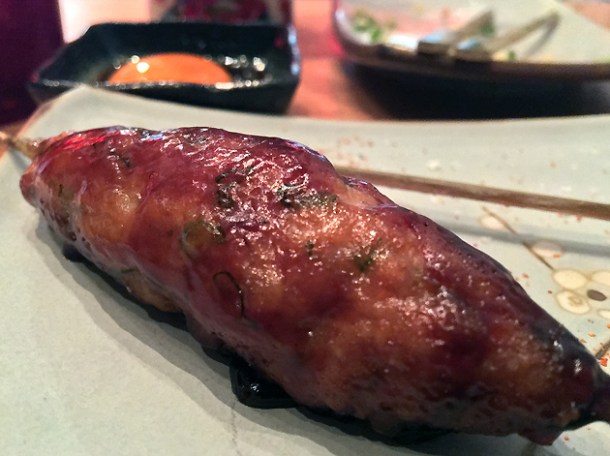 chicken meatball at yumi izakaya