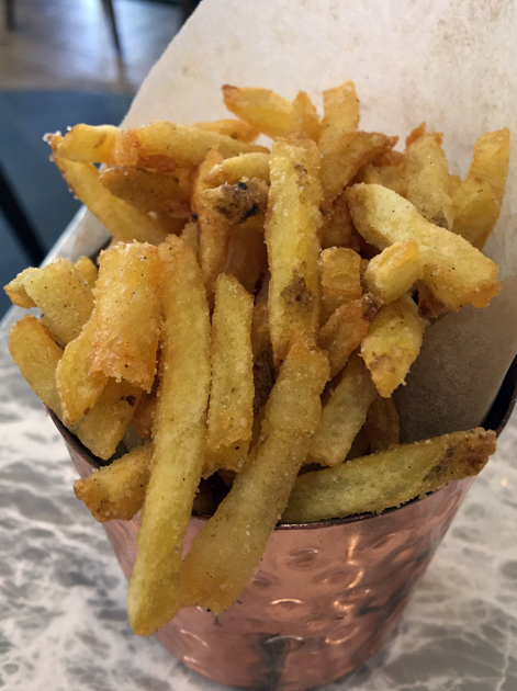 chicken salt fries at dickie fitz
