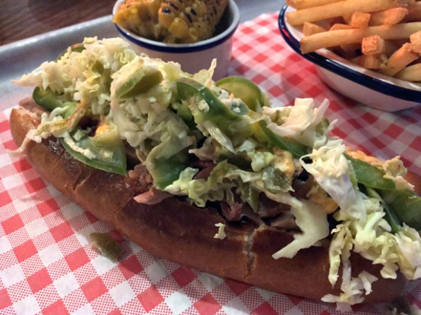 pulled pork bun at low slow and juke