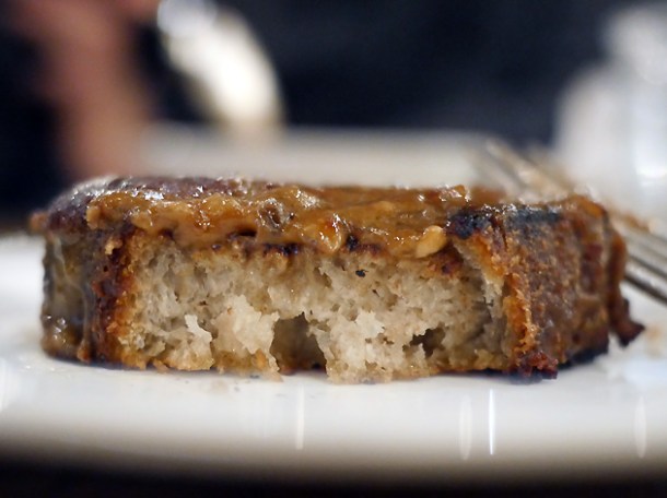 rarebit dessert at pitt cue city