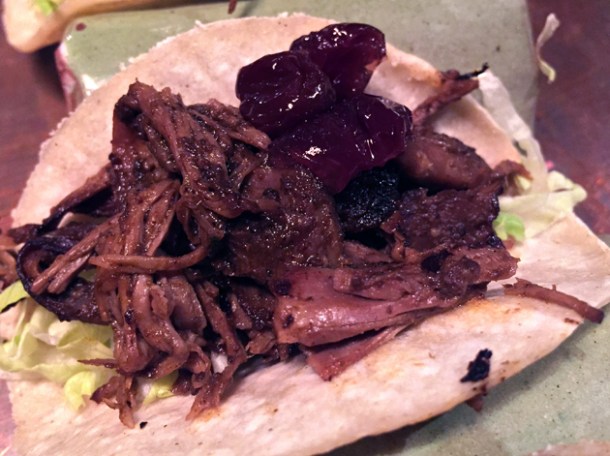 goat tacos at habanera