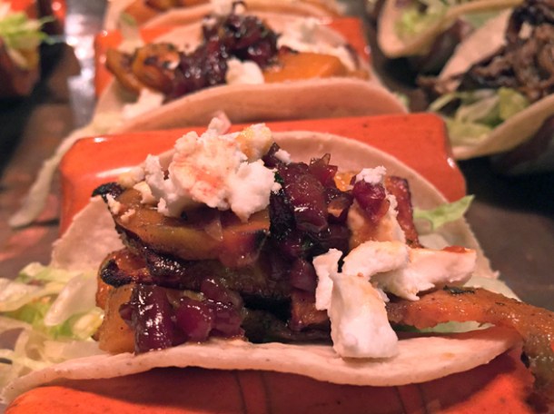 squash tacos at habanera