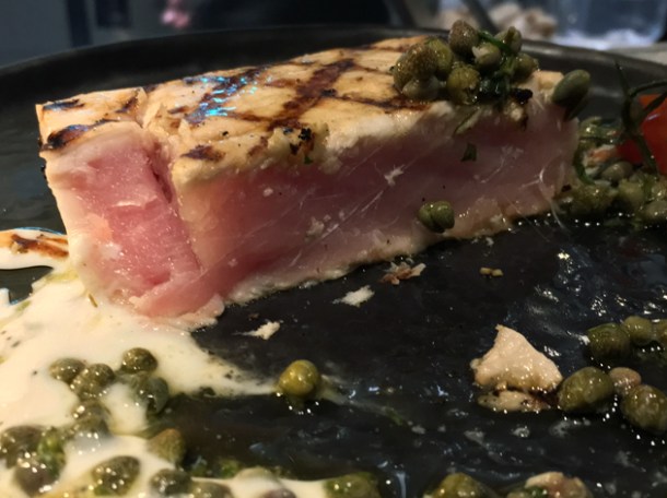 swordfish steak at the barbary