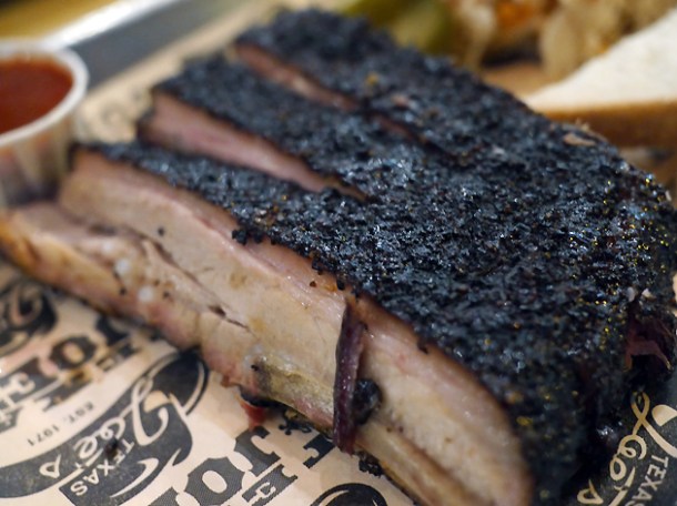 pork ribs at texas joe's london bridge