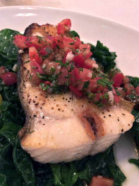 halibut at cafe monico