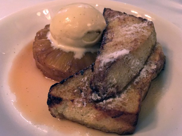 pain perdu at cafe monico