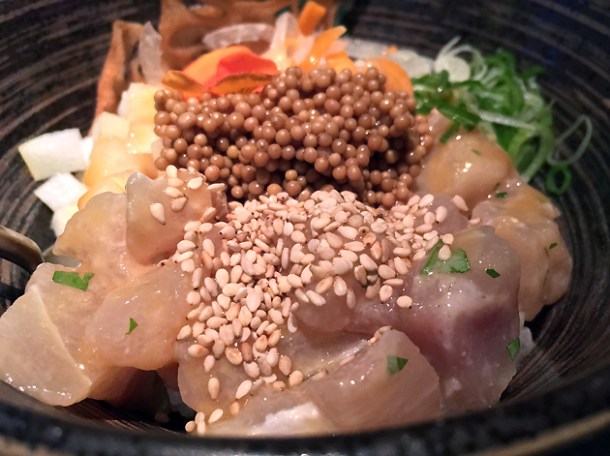 sea bass poke at black roe london