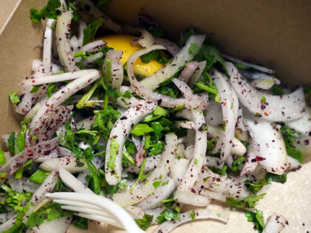 onion salad from pide oven
