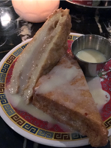 peanut butter prawn toast at cha chaan teng london