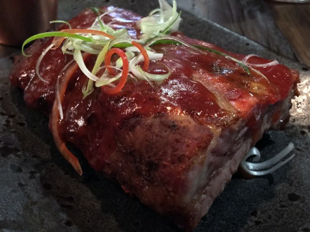 baby back ribs at cattle and co