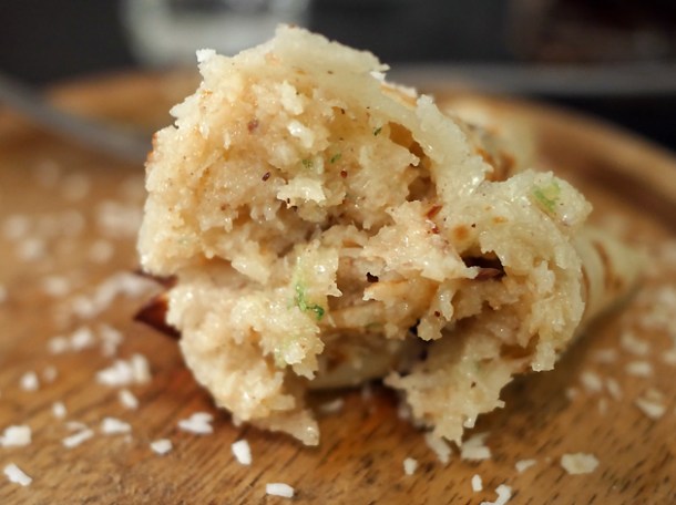 pithe dessert at calcutta street