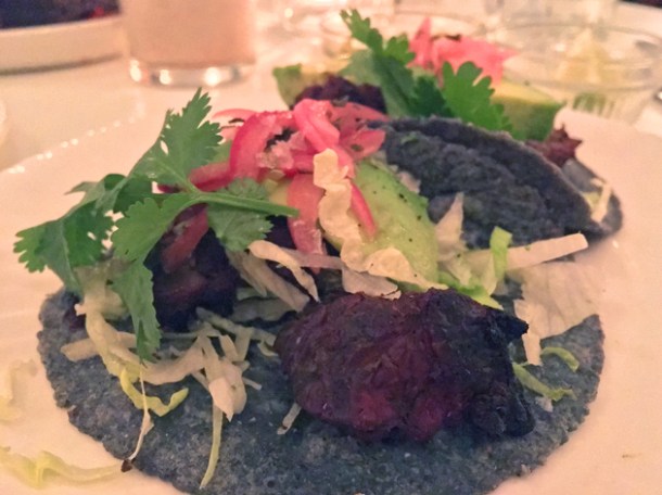 carne asada tacos at corazon