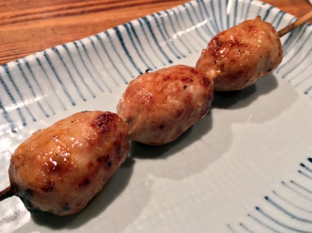 chicken meatballs at birdland
