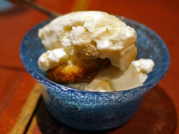 doughnut ice cream at little okinawa