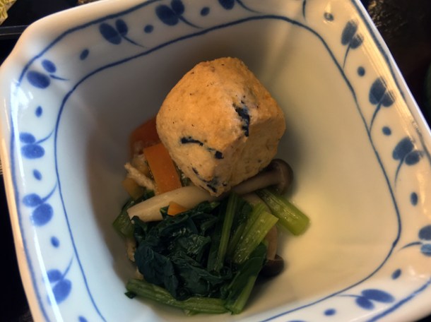 fried tofu fritter at sagatoufuine