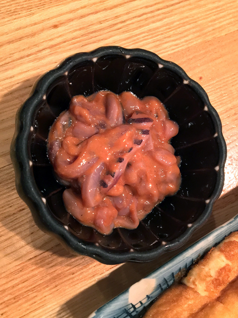 squid innards at sakagurakomachuu