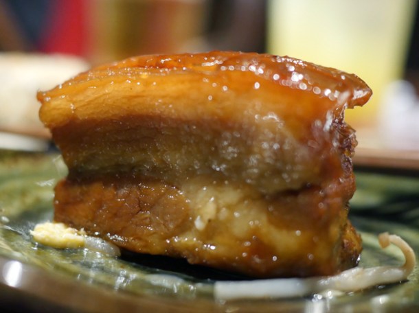 stewed pork belly at little okinawa