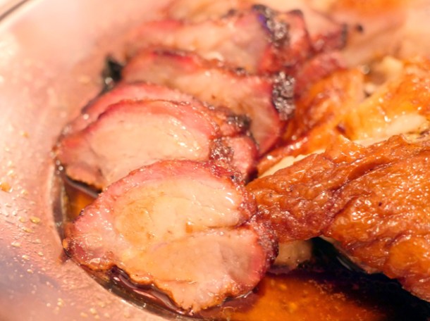cha siu pork at duck duck goose brixton