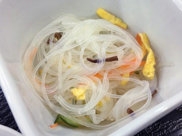 chilled noodle salad at koguchi shizen-no-ie