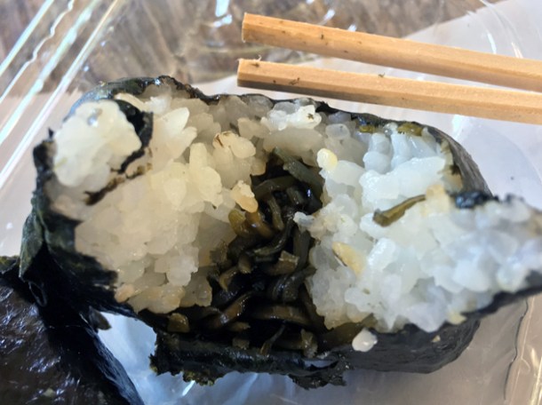 kelp onigiri from koguchi shizen-no-ie