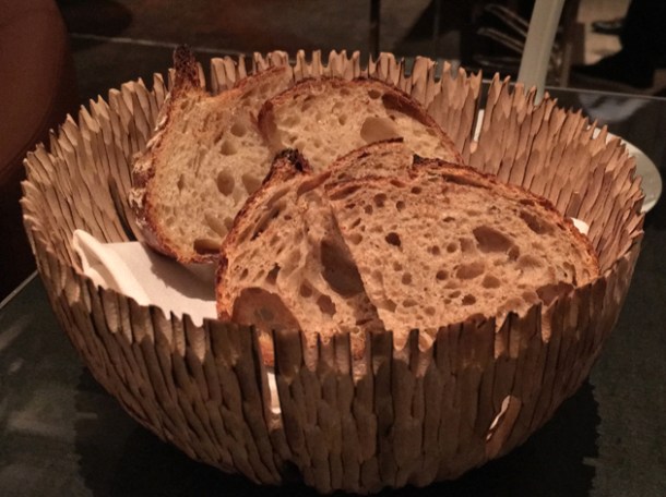 sourdough bread at le dame de pic london