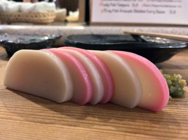 kamaboko fish cakes at jugemu