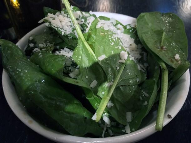 pancetta spinach at rick stein barnes