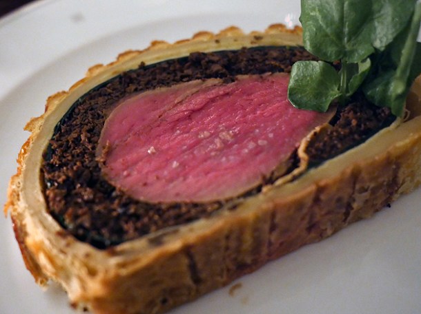 beef wellington wednesday special at holborn dining room