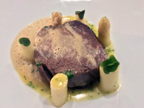 galician beef with smoked eel and beef jam at claude bosi bibendum