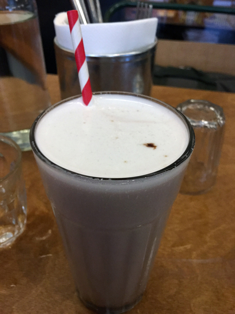new york egg cream at monty's deli