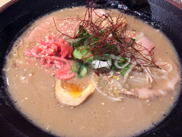 tonkotsu ramen at okan ramen brixton