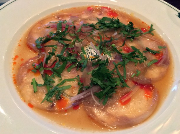 numbing beef tendon at xu london