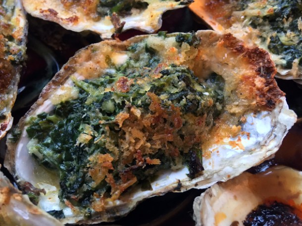 rockefeller oysters at plaquemine lock