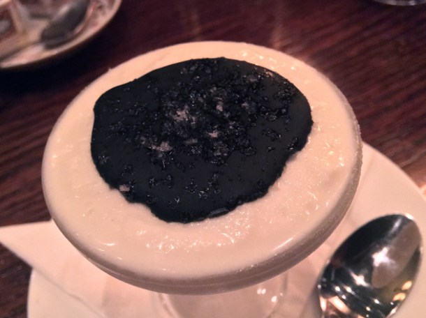 salted sesame ice cream at xu
