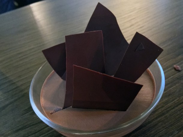 chocolate orange mousse at the wigmore