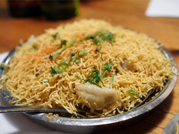 sev puri at diwana bhel poori