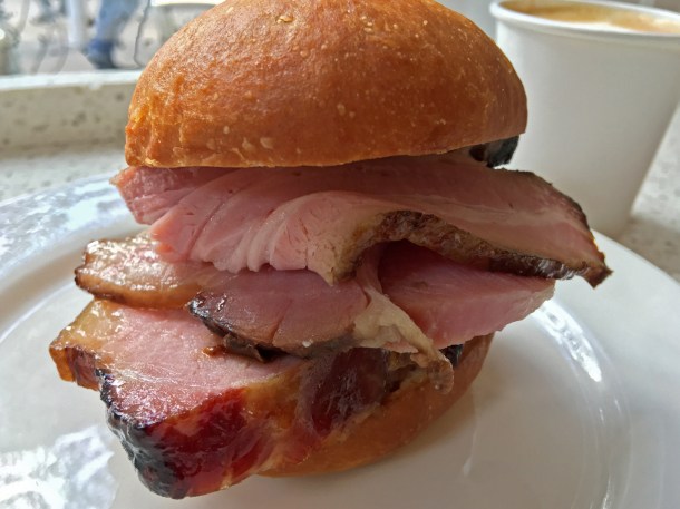 bacon sandwich at coal rooms peckham