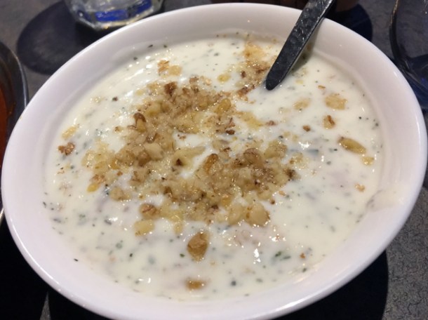 walnut raita at kashmir restaurant putney