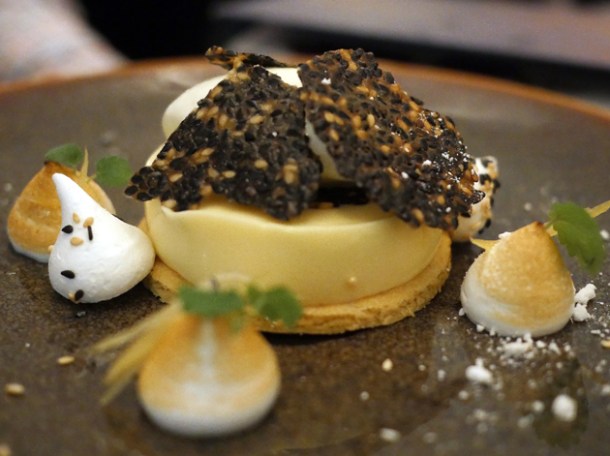 yuzu tart at duddell's london bridge