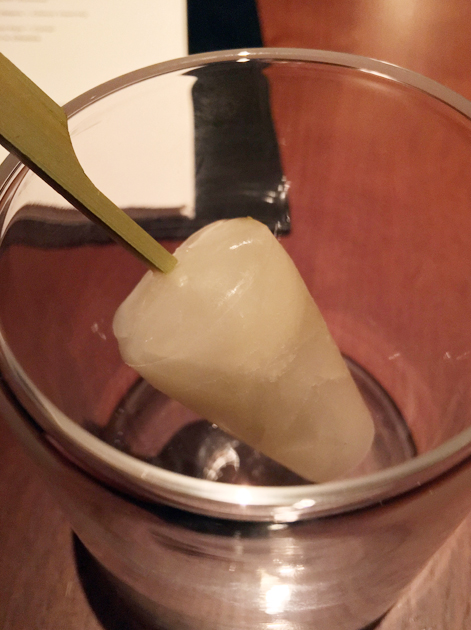 anaar chuski ice lolly palate cleansers at indian accent london