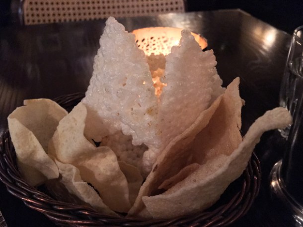 poppadums at gymkhana