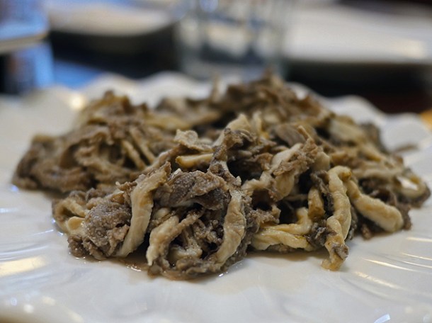beef stomach at shu xiangge chinatown